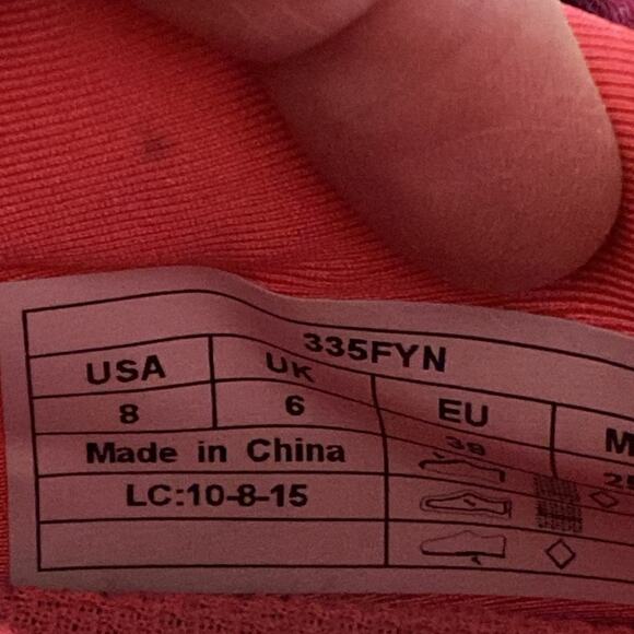 Vionic Agile Fyn Sneakers Blue and Pink Size 8 - Picture 5 of 7